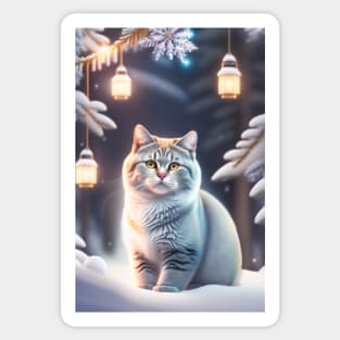 Little Cute British Shorthair Sticker